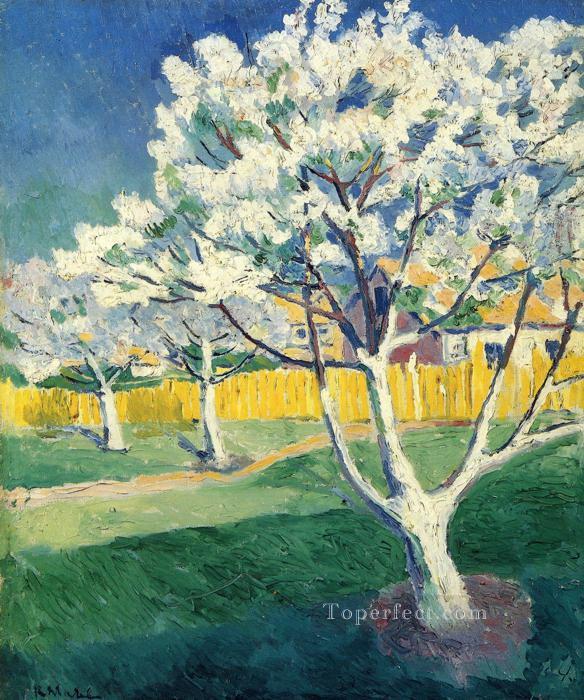 apple tree in blossom Kazimir Malevich Oil Paintings